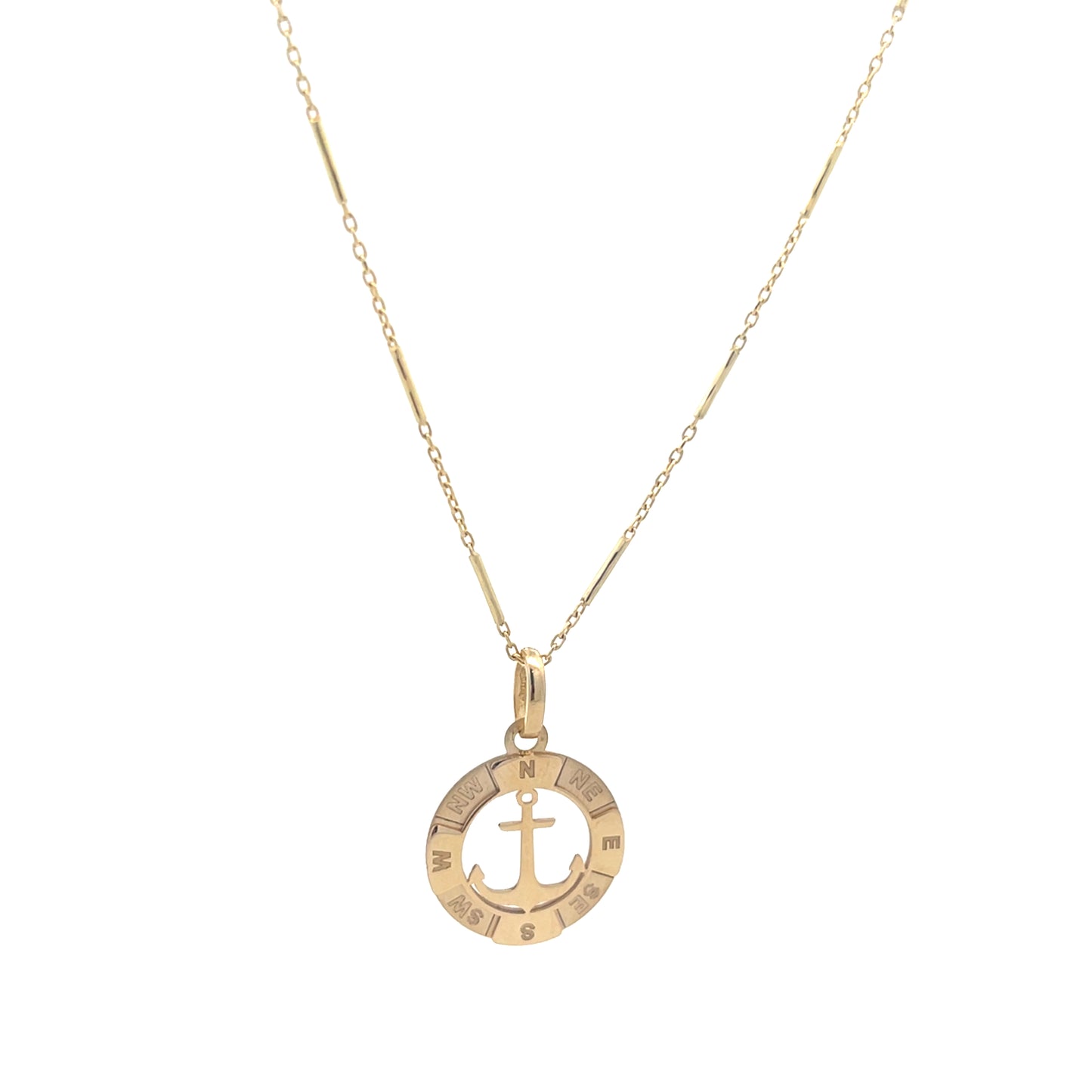 14K Gold Anchor Pendant | Luby Gold Collection | Luby 