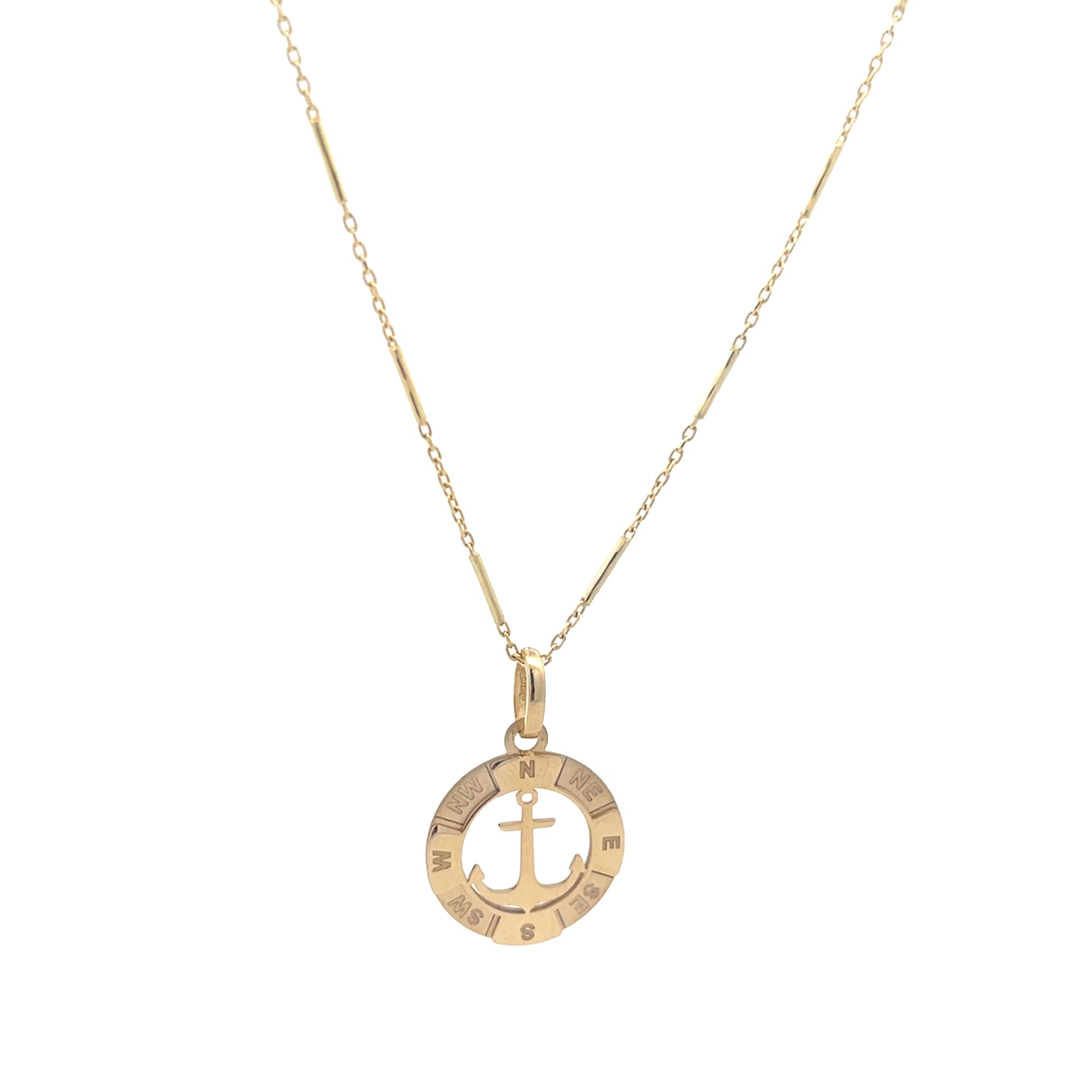 14K Gold Anchor Pendant | Luby Gold Collection | Luby 