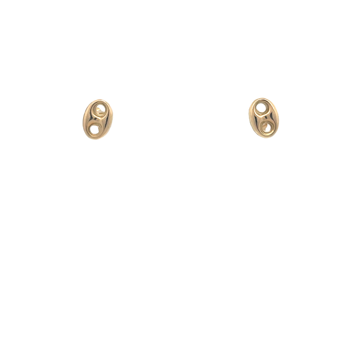 14k Gold Coffe Bean Earring Stud | Luby Gold Collection | Luby 