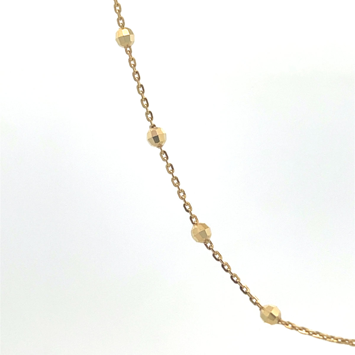 14K Gold Point Ball Necklace | Luby Gold Collection | Luby 