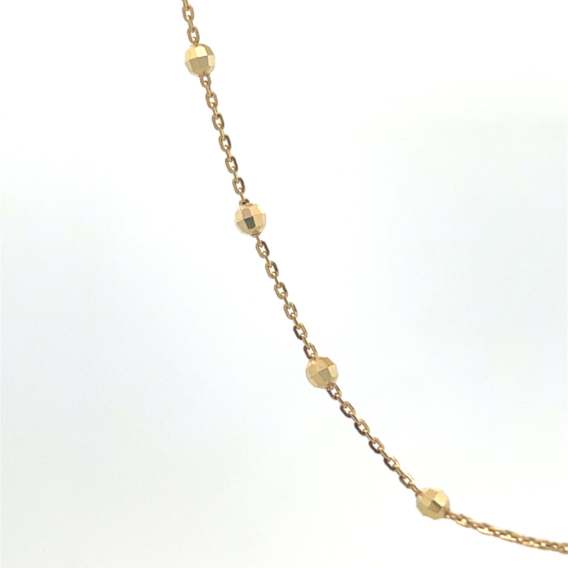 14K Gold Point Ball Necklace | Luby Gold Collection | Luby 