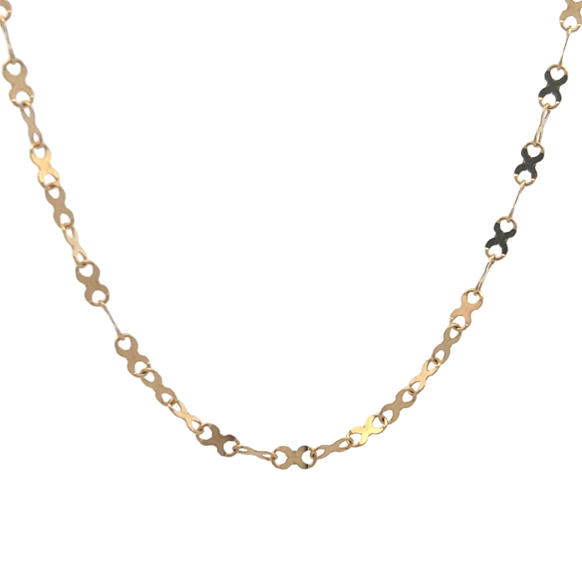 14K Gold X Link Chain | Luby Gold Collection | Luby 