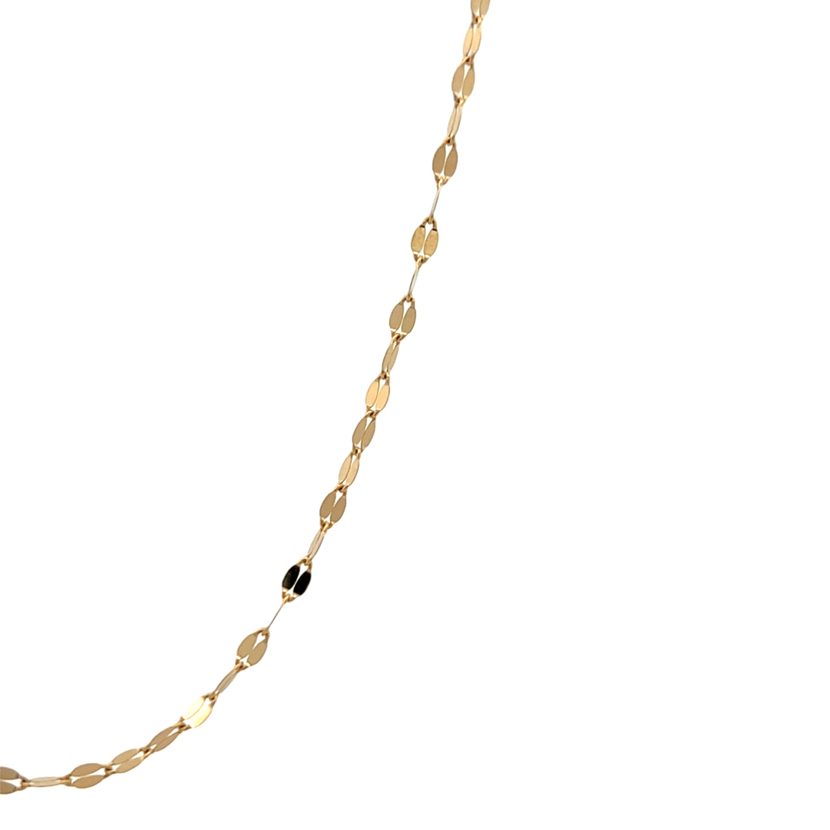 14K Gold Flat Fancy Chain | Luby Gold Collection | Luby 