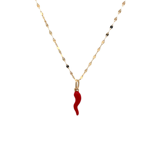 14K Gold Red Chilli Peper | Luby Gold Collection | Luby 