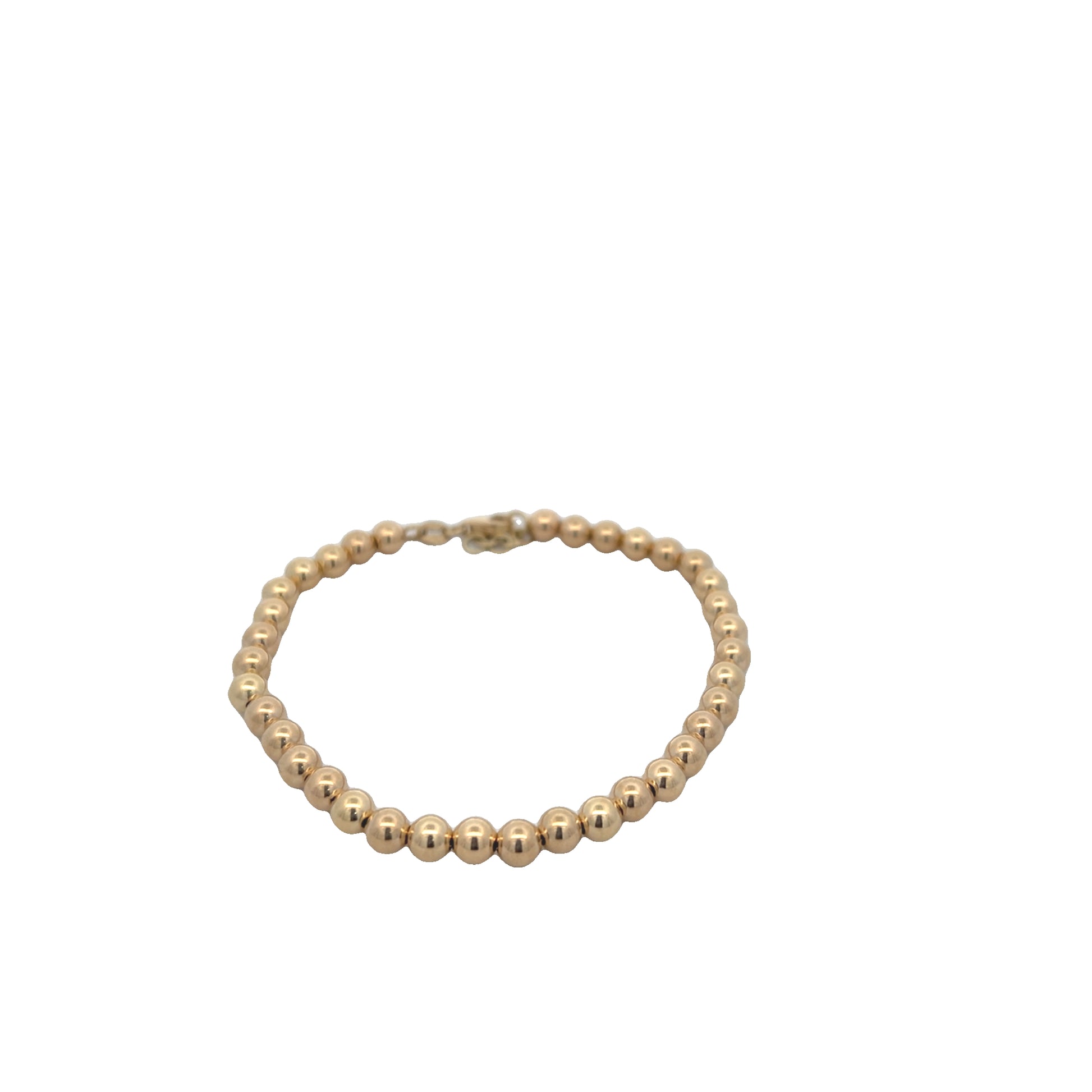 14K Gold Full Ball Bracelet | Luby Gold Collection | Luby 