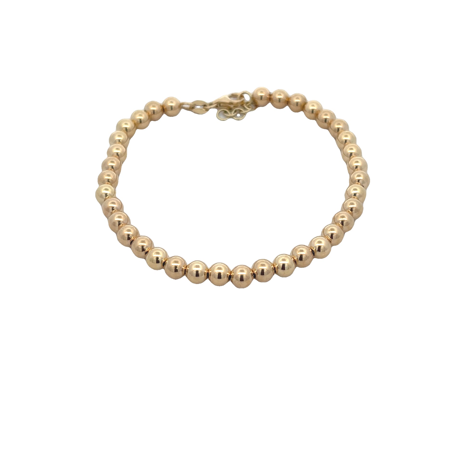14K Gold Full Ball Bracelet | Luby Gold Collection | Luby 