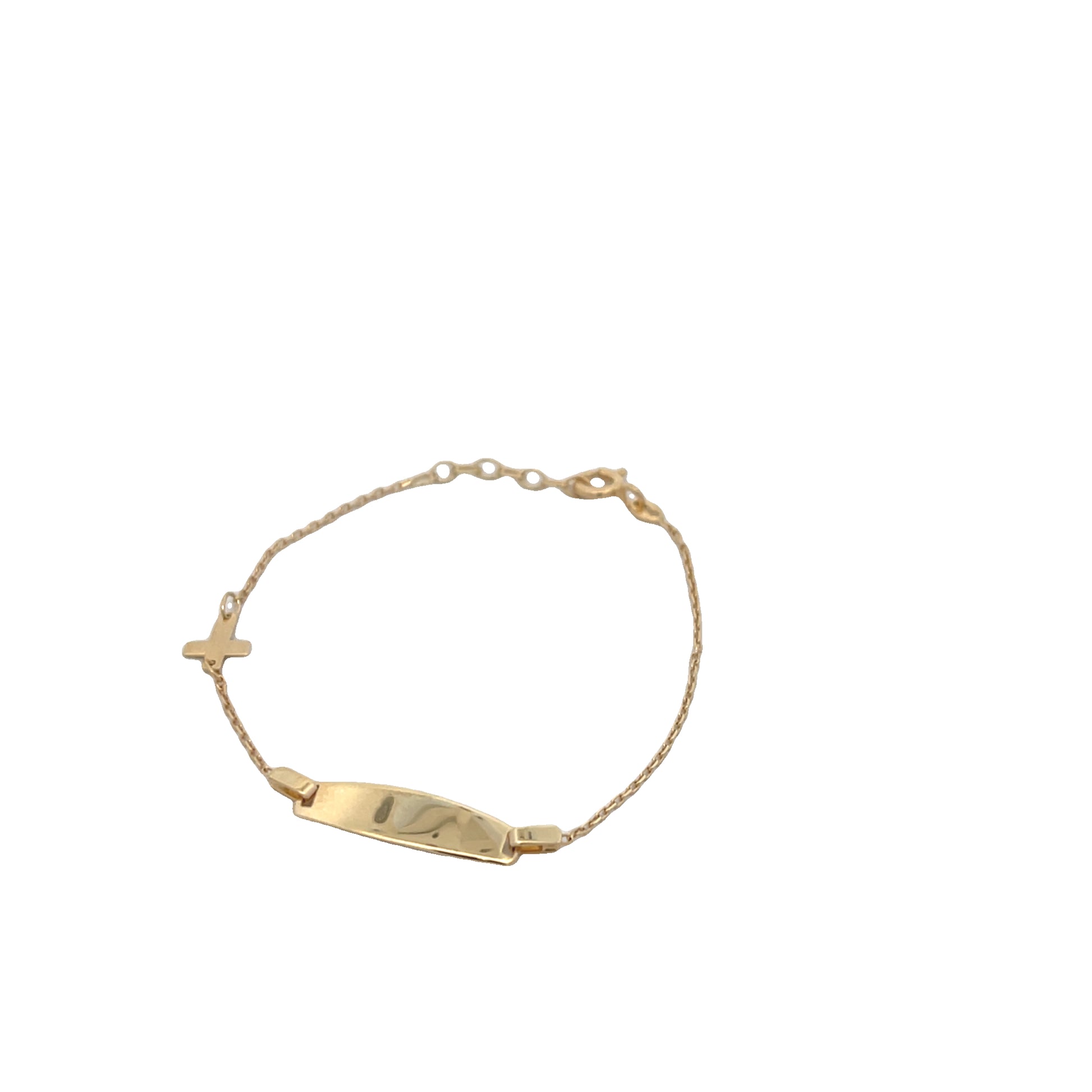 14K Gold Baby Cross Necklace | Luby Gold Collection | Luby 