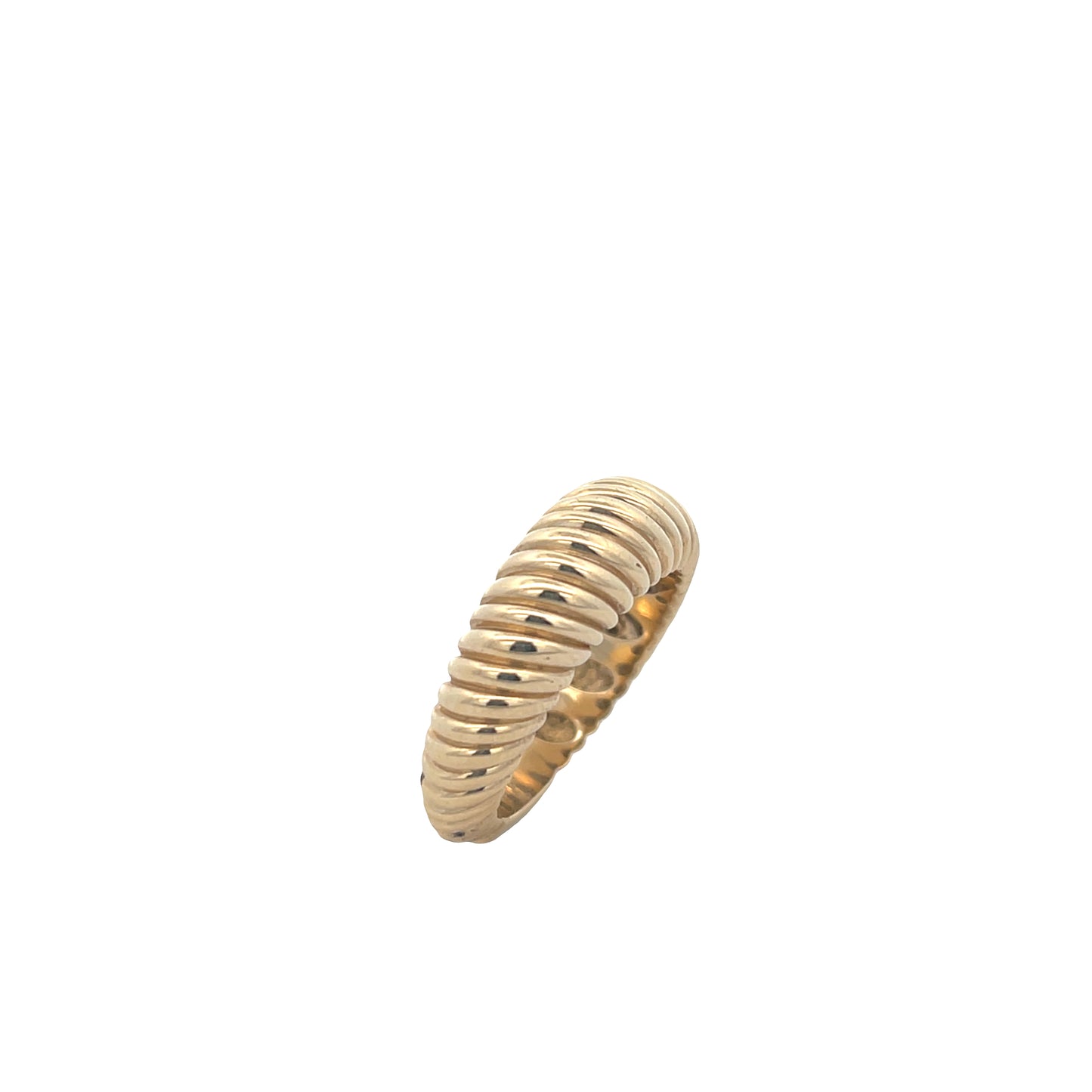 14K Gold Crossiant Ring | Luby Gold Collection | Luby 