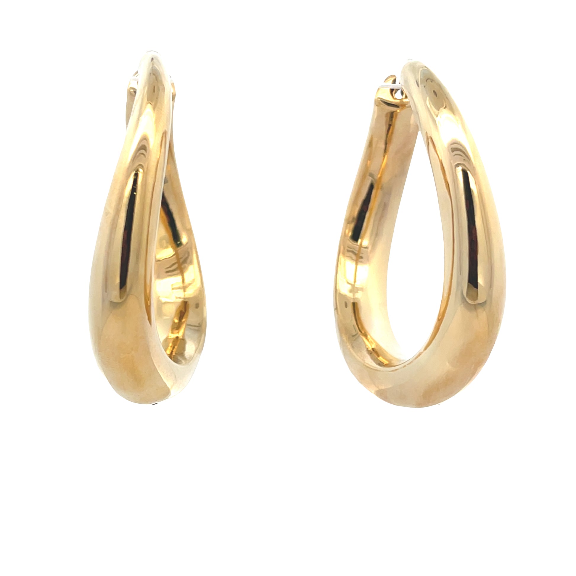 14K Golden Majesty Hoops | Luby Gold Collection | Luby 