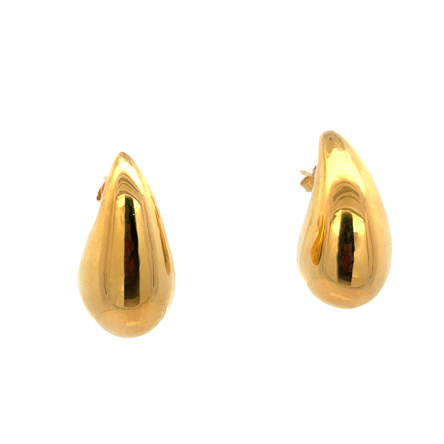 14K Gold Dazzle Chunky Drops Earrings