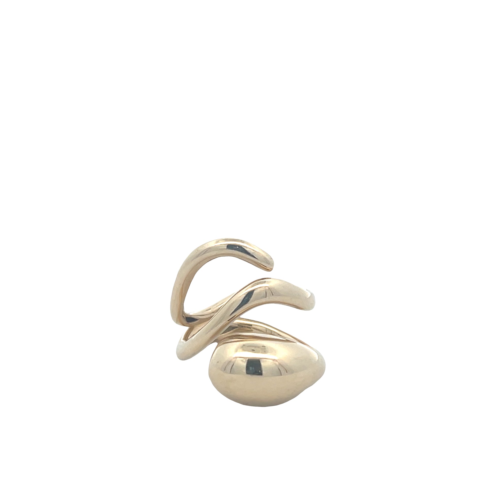 14K Gold Bold Snake Ring | Luby Gold Collection | Luby 