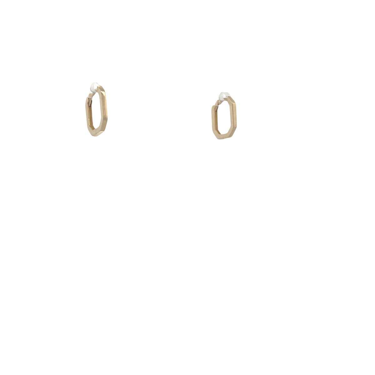 14K Gold Hexagonal Earrings | Luby Gold Collection | Luby 