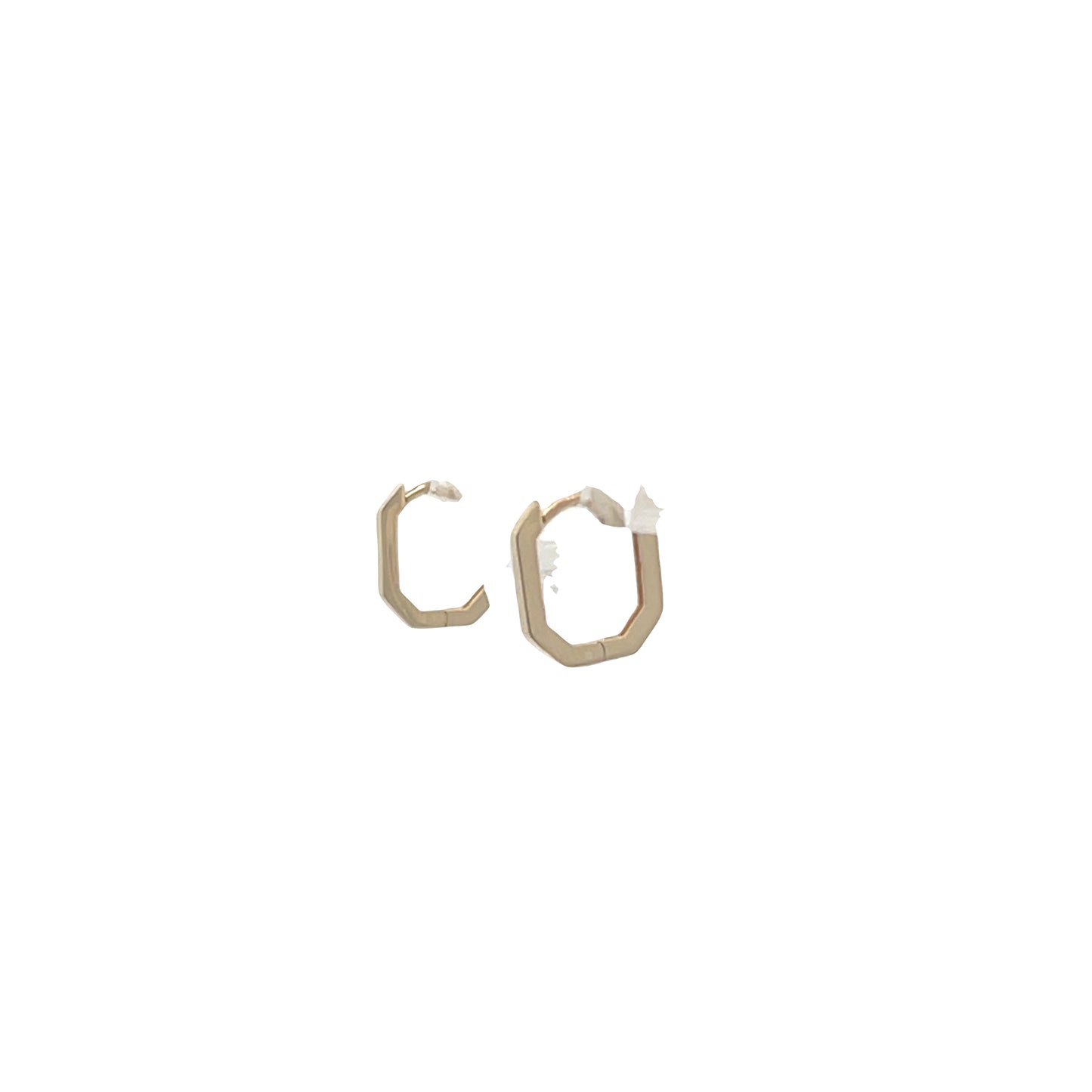 14K Gold Hexagonal Earrings | Luby Gold Collection | Luby 