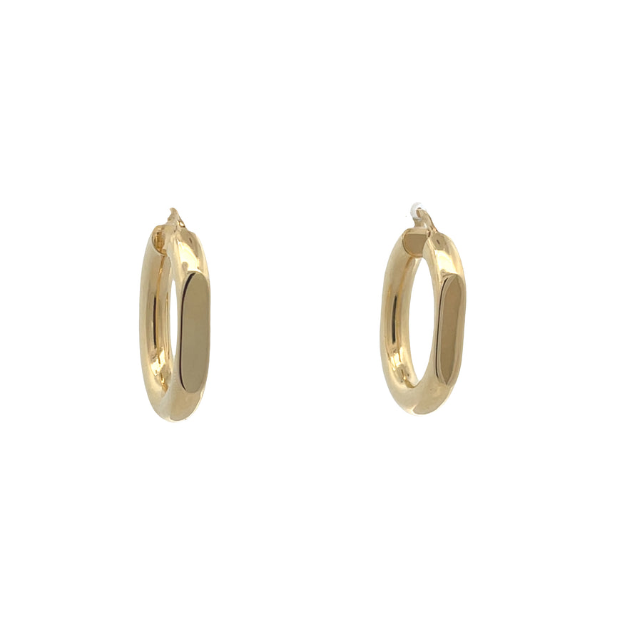 14k Gold Bold Hoops