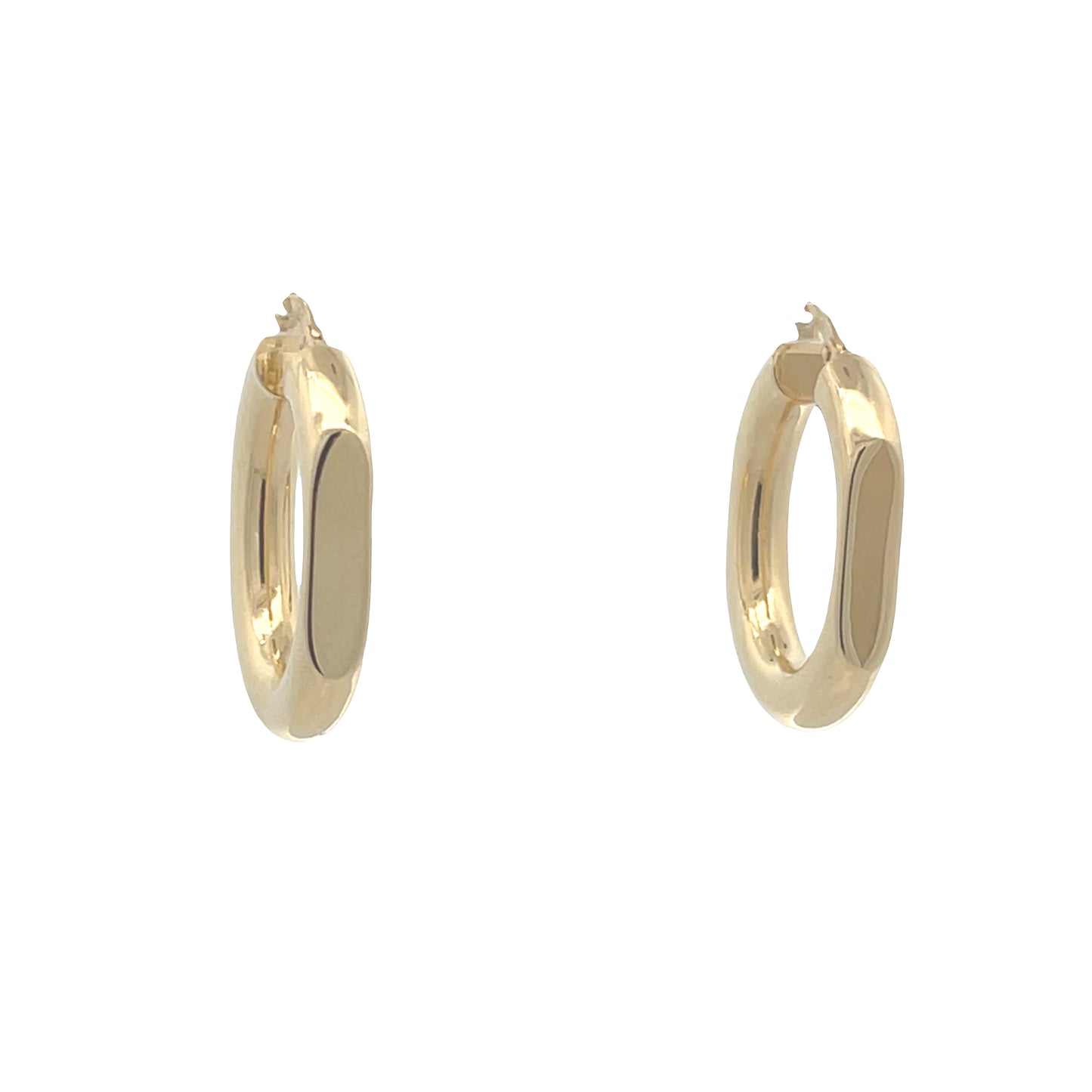 14k Gold Bold Hoops | Luby Gold Collection | Luby 