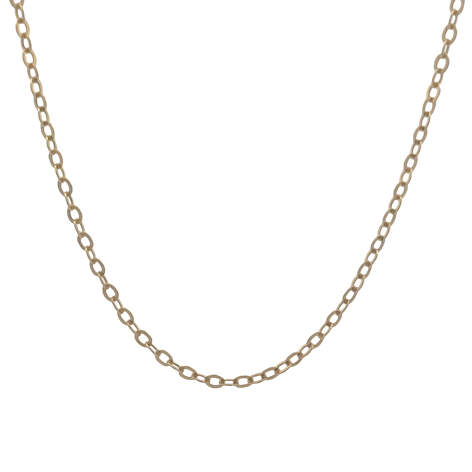 14K Gold Big Rolo Chain | Luby Gold Collection | Luby 
