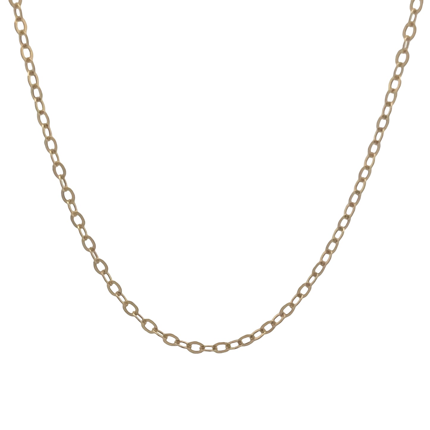 14K Gold Big Rolo Chain | Luby Gold Collection | Luby 
