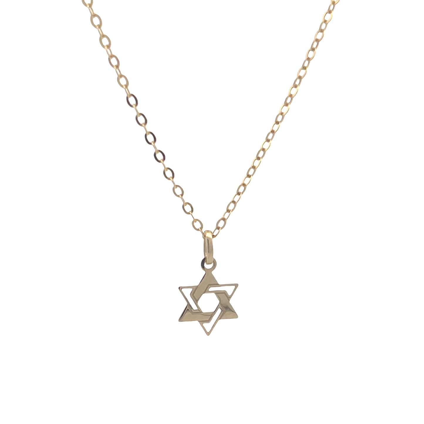 14k Gold David Star Pendant | Luby Gold Collection | Luby 