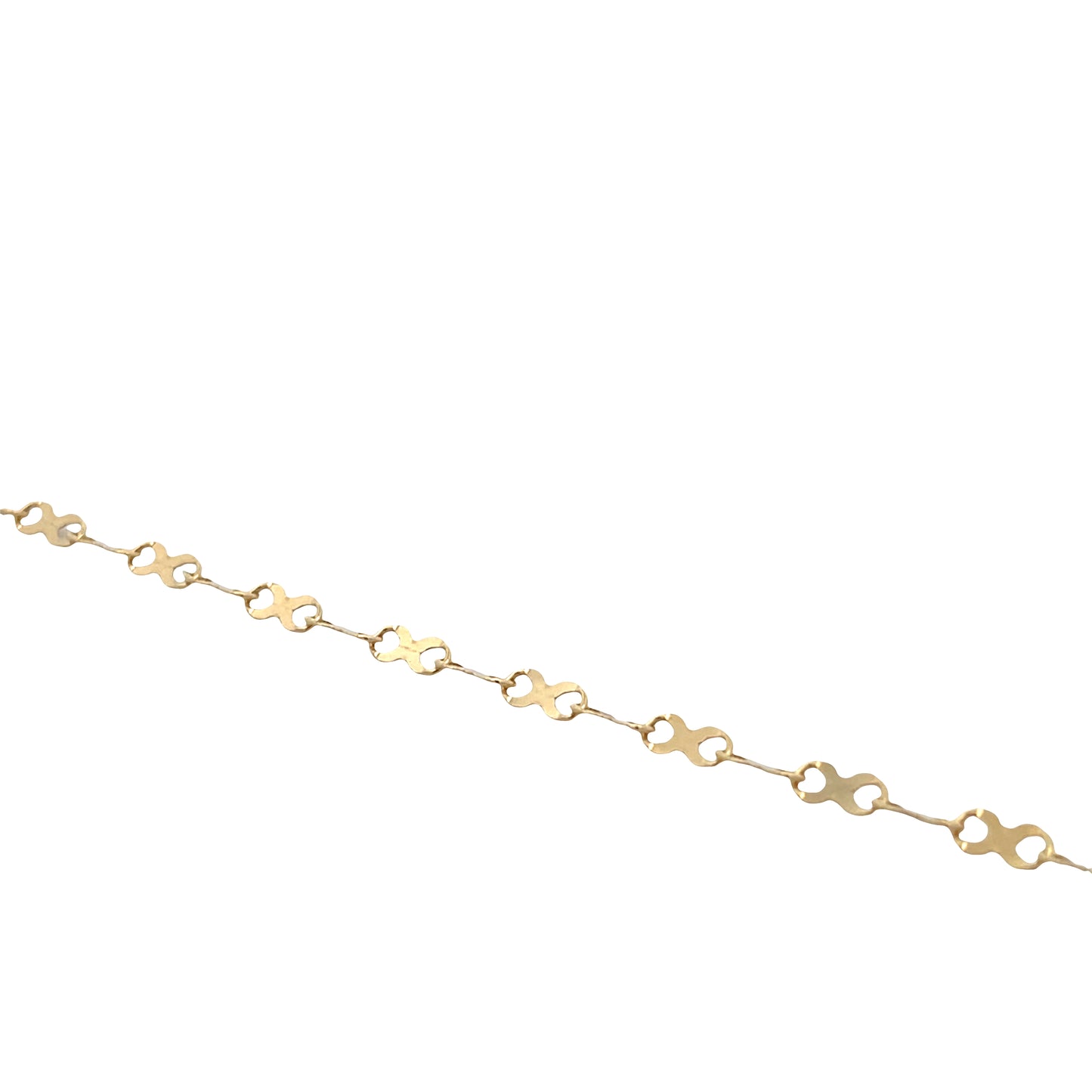 14K Gold X Link Ankle | Luby Gold Collection | Luby 