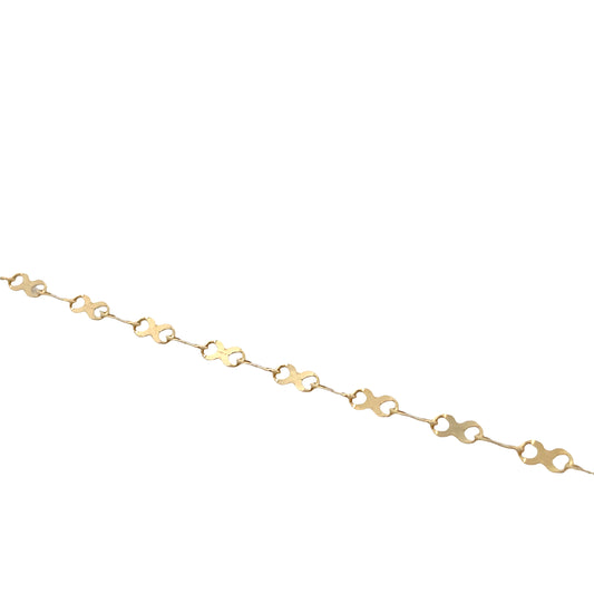 14K Gold X Link Ankle | Luby Gold Collection | Luby 