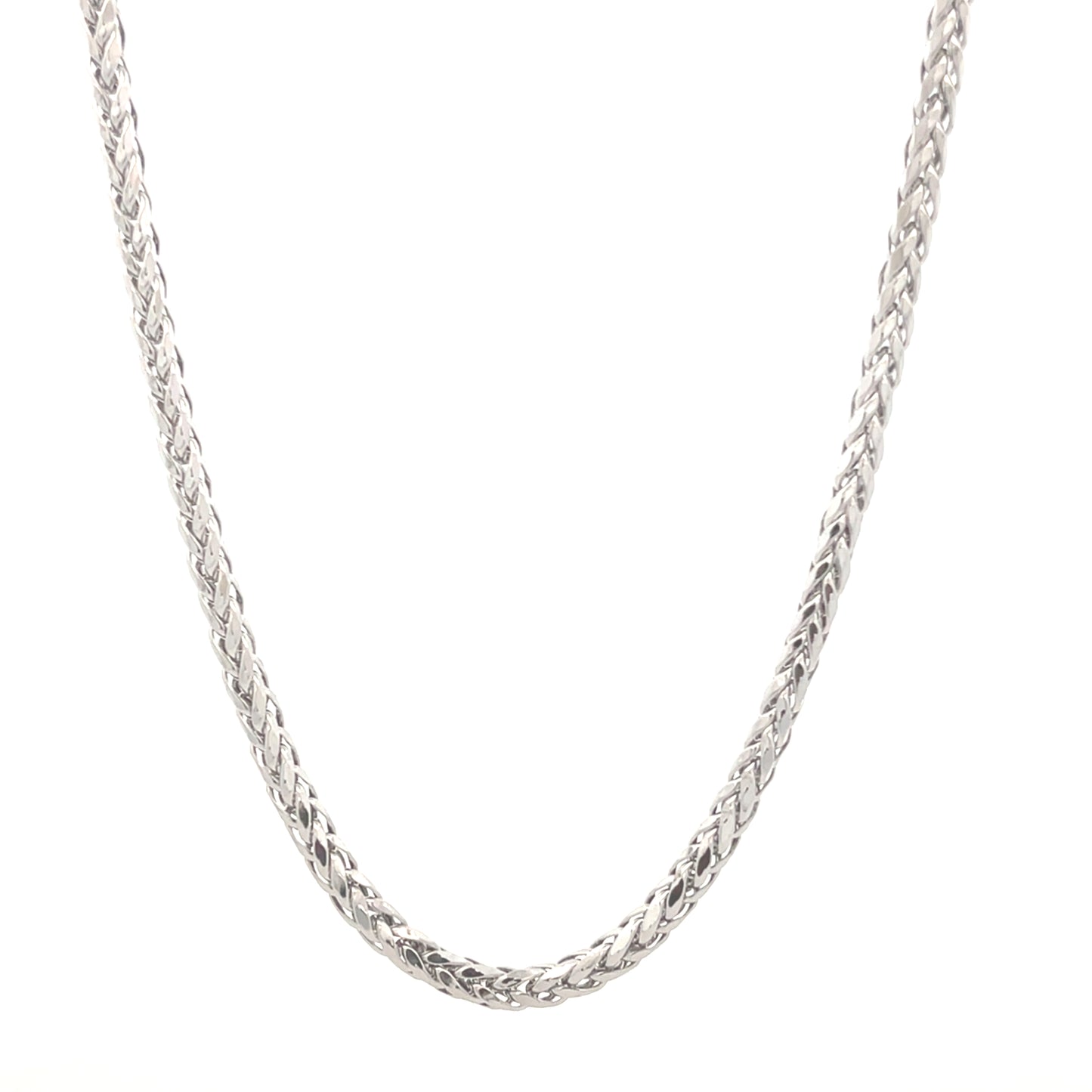 14K White Gold Wheat Chain | Luby Gold Collection | Luby 