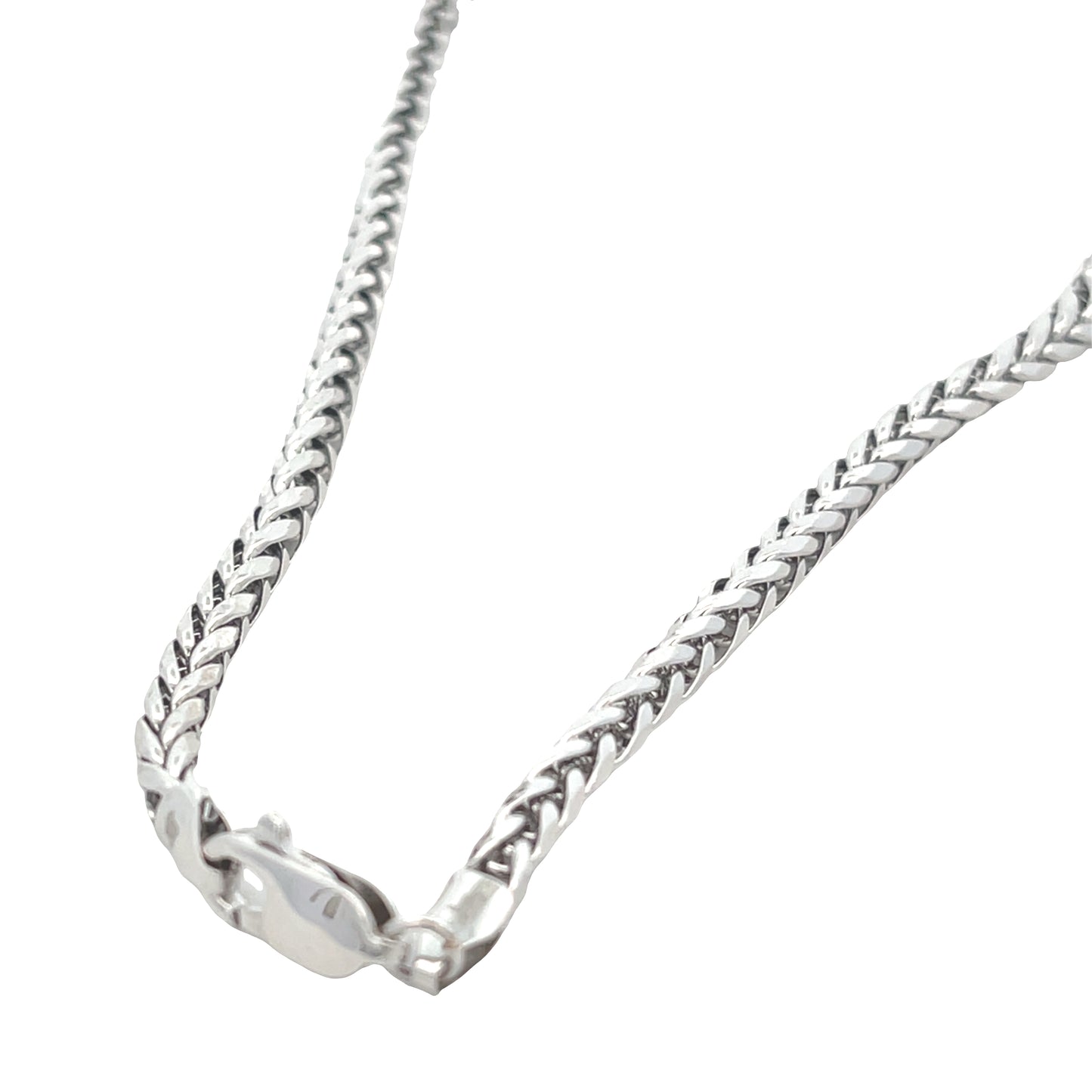14K White Gold Wheat Chain | Luby Gold Collection | Luby 