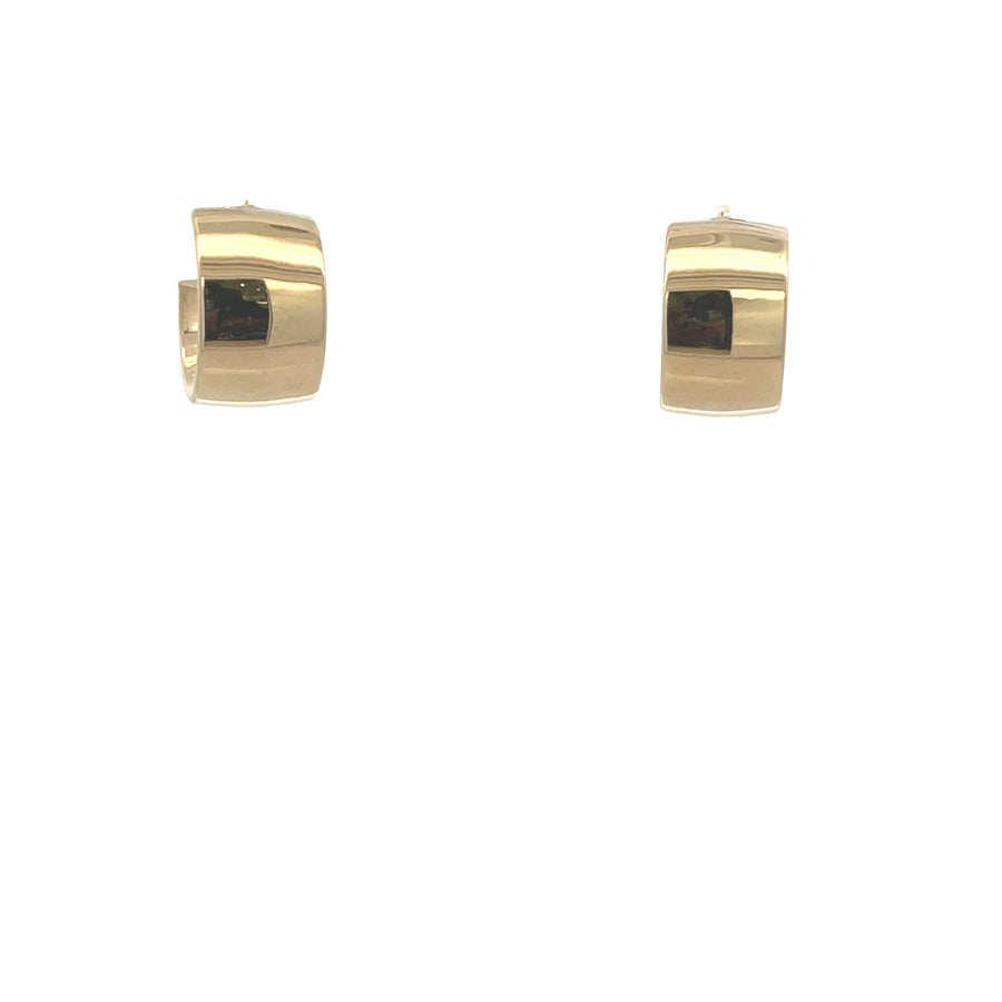 14K Gold Bold Hoops Earrings