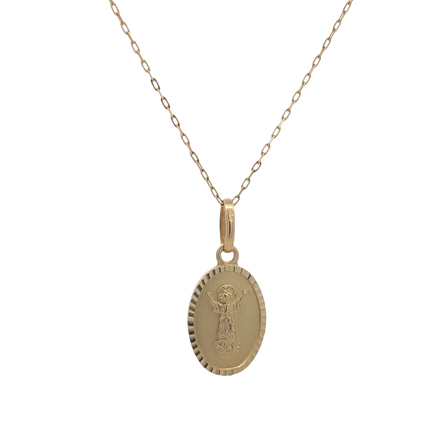 14K Gold Divino Niño Pendant | Luby Gold Collection | Luby 