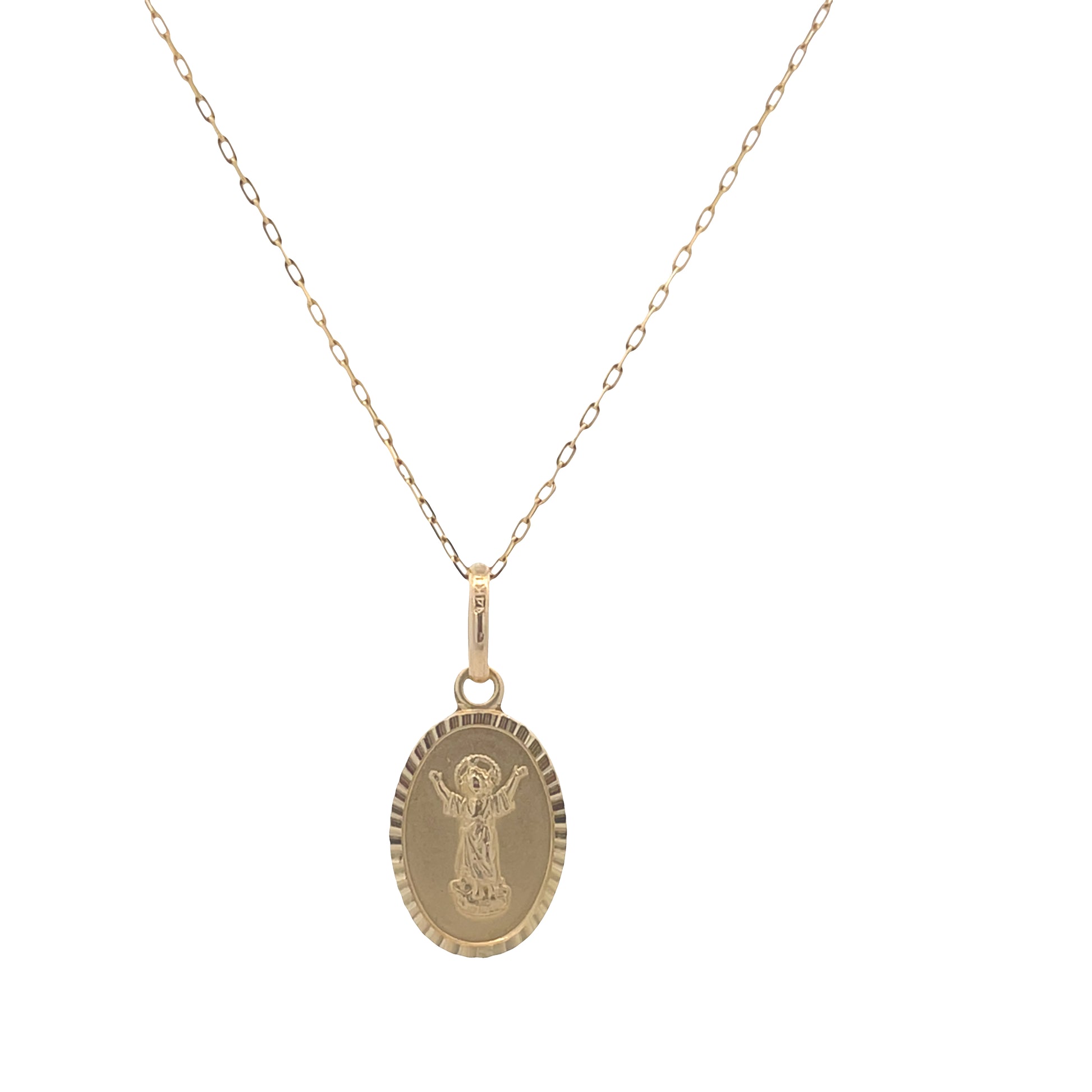 14K Gold Divino Niño Pendant | Luby Gold Collection | Luby 