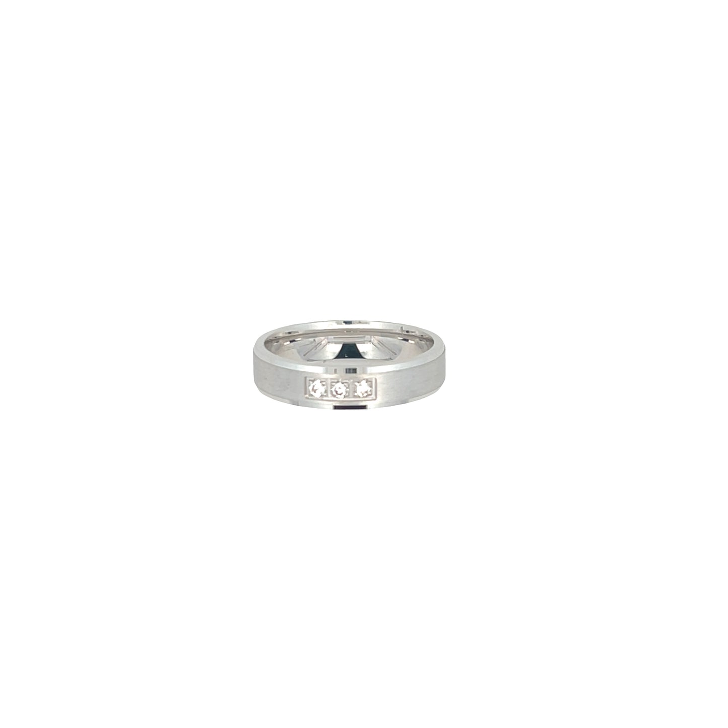 Suspiria Men Wedding Band 925 with 3 CZ | Suspiria | Luby 