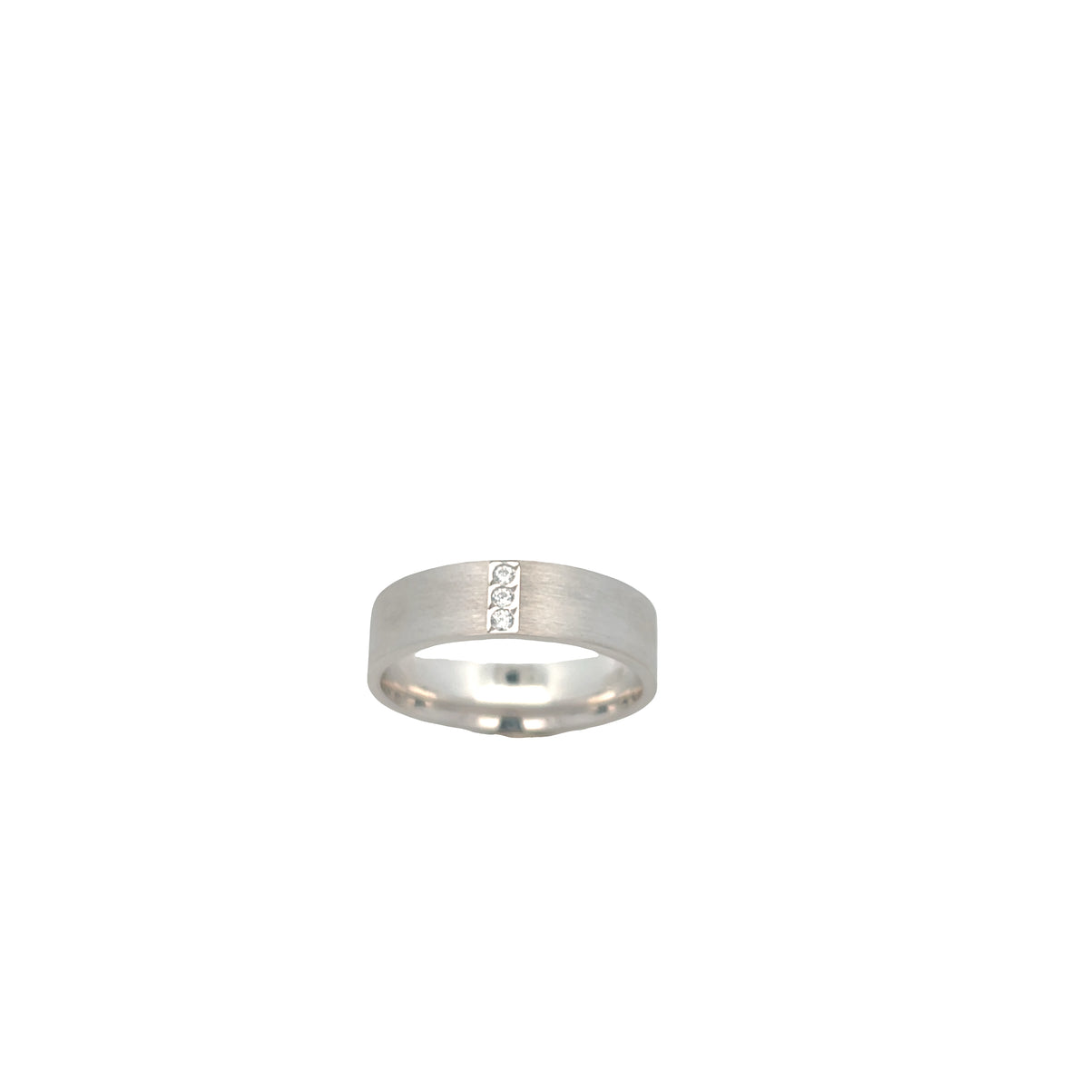 Suspiria Men Wedding Band 925 with 3 CZ | Suspiria | Luby 