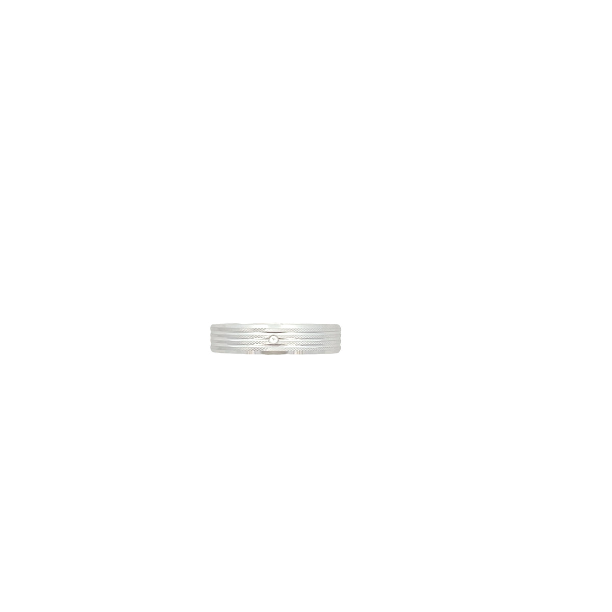 Suspiria Men Wedding Band 925 with 1 CZ | Suspiria | Luby 