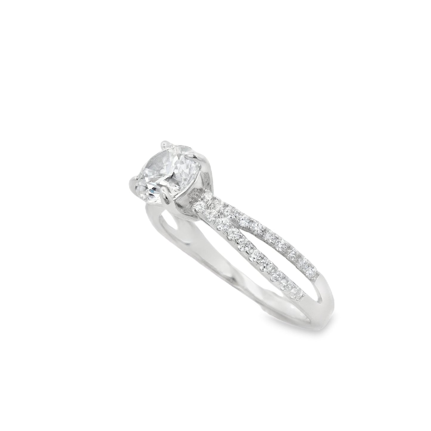 Suspiria Wedding Ring 925 with Double Row CZ | Suspiria | Luby 