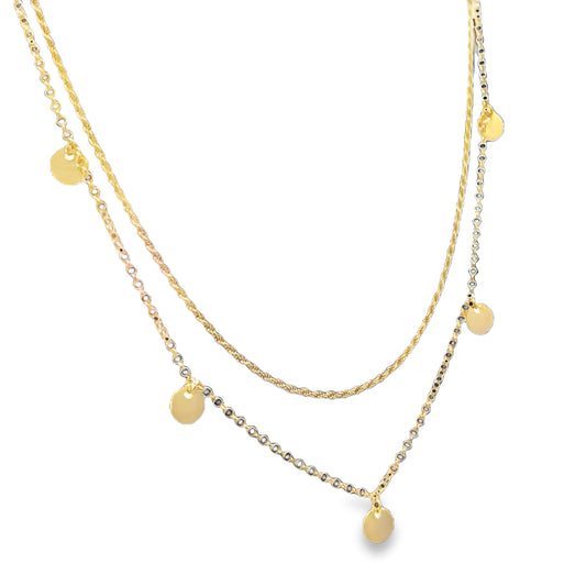 Marcello Pane Rope Circles Necklace | Marcello Pane | Luby 