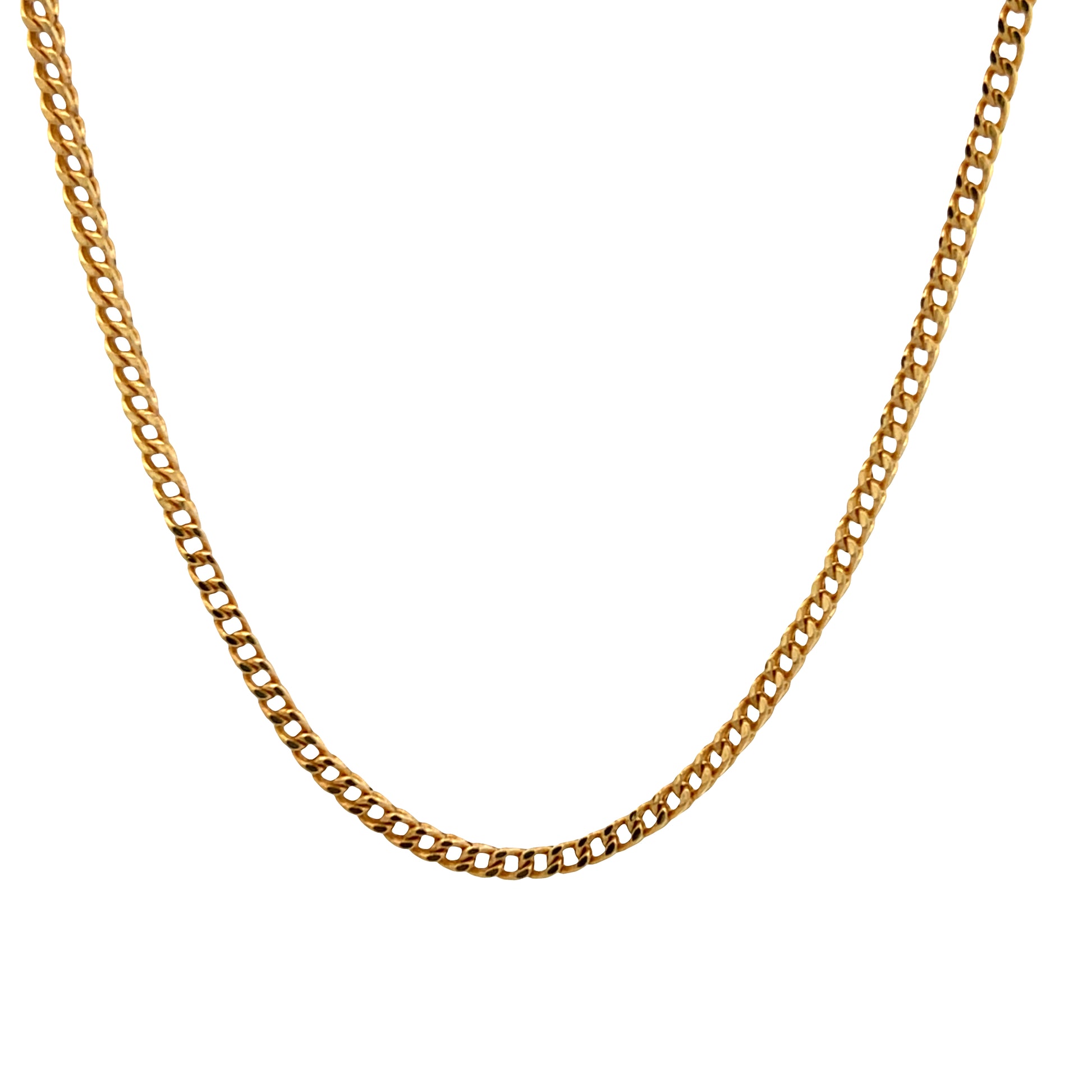 14K Gold Hallow Franco Chain | Luby Gold Collection | Luby 