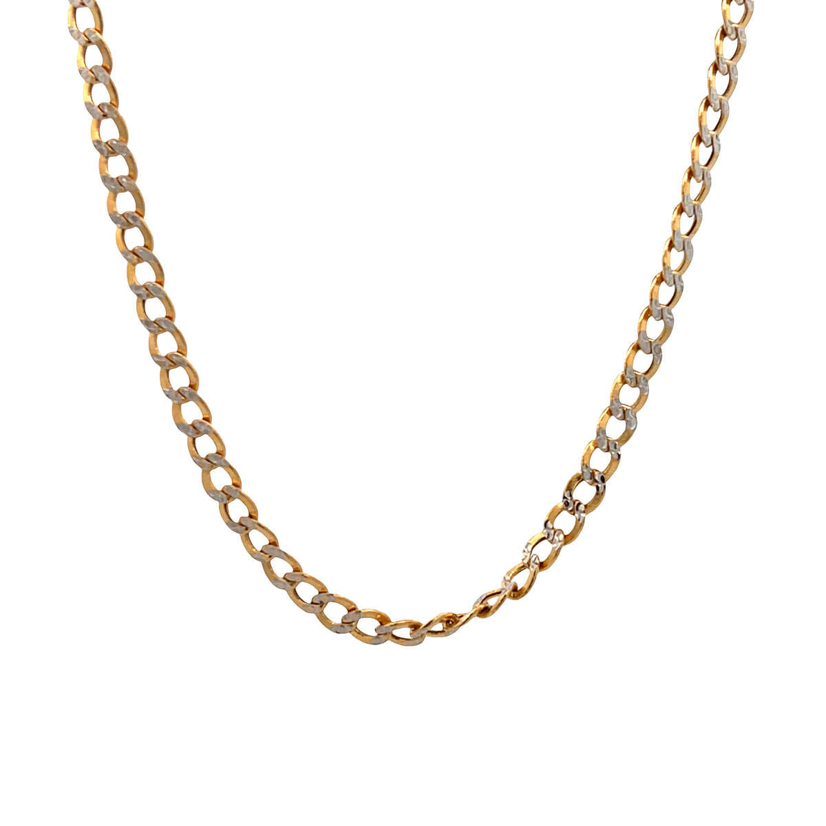 14K Cuban Chain Pave 2/t | Luby Gold Collection | Luby 