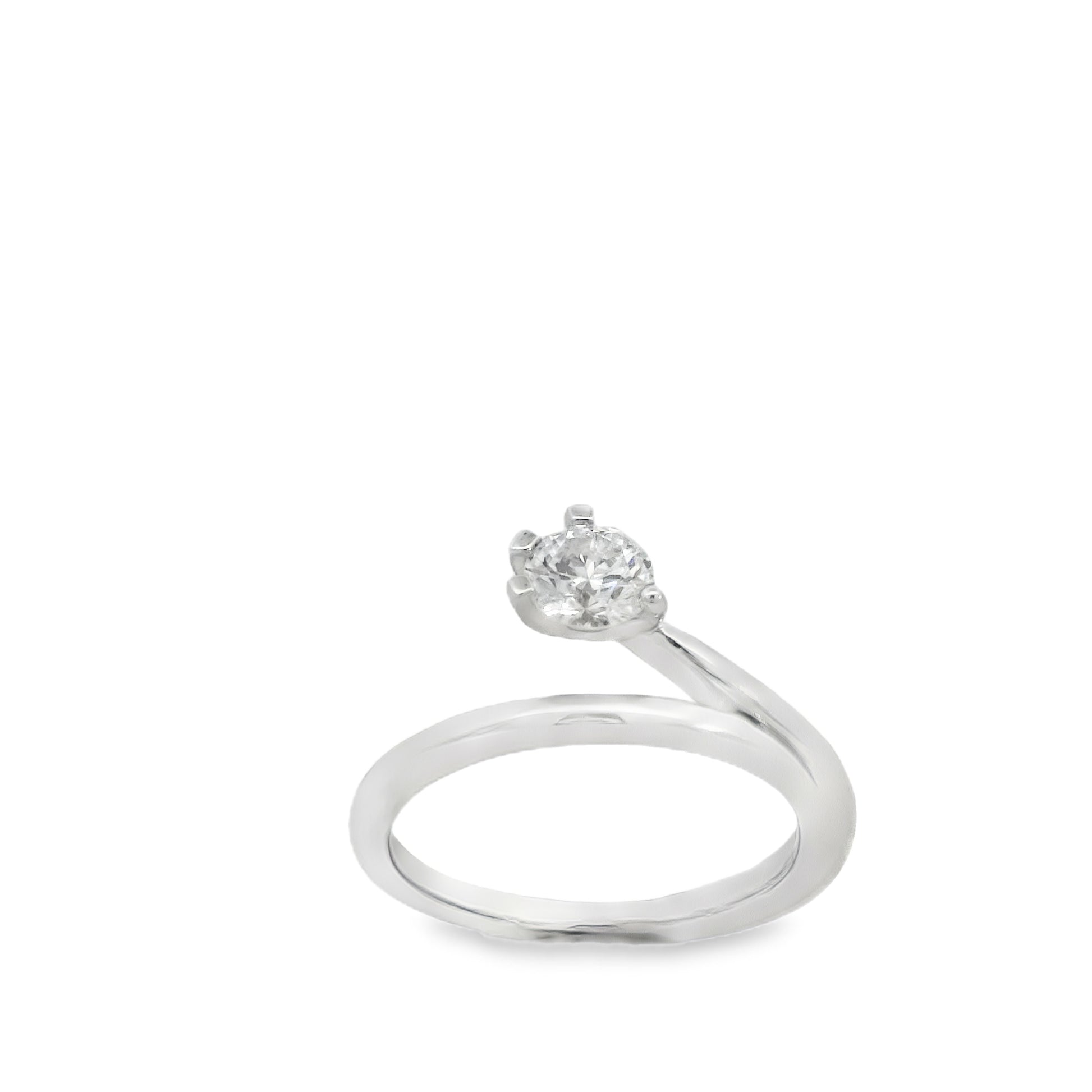 14K Gold Eternal Love Lab Diamond Round Cut Ring | Luby Gold Collection | Luby 