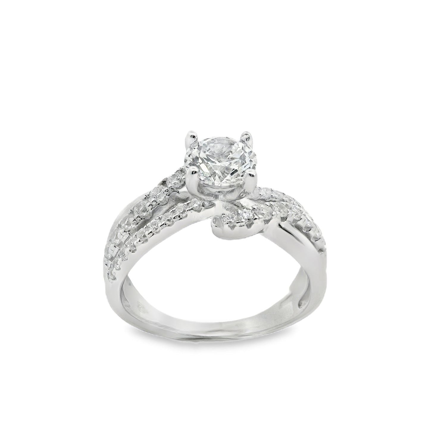 TWIST OF LOVE WEDDING RING 925, CZ | Suspiria | Luby 