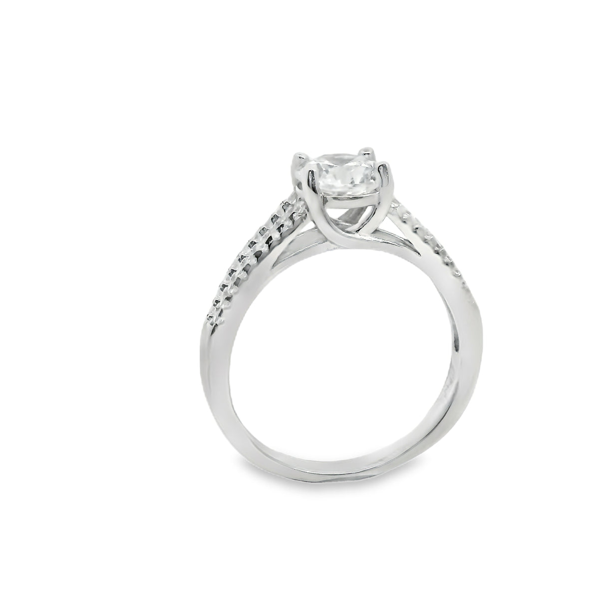 Suspiria Wedding Band 925 CZ Double Band Round Cut Ring | Suspiria | Luby 