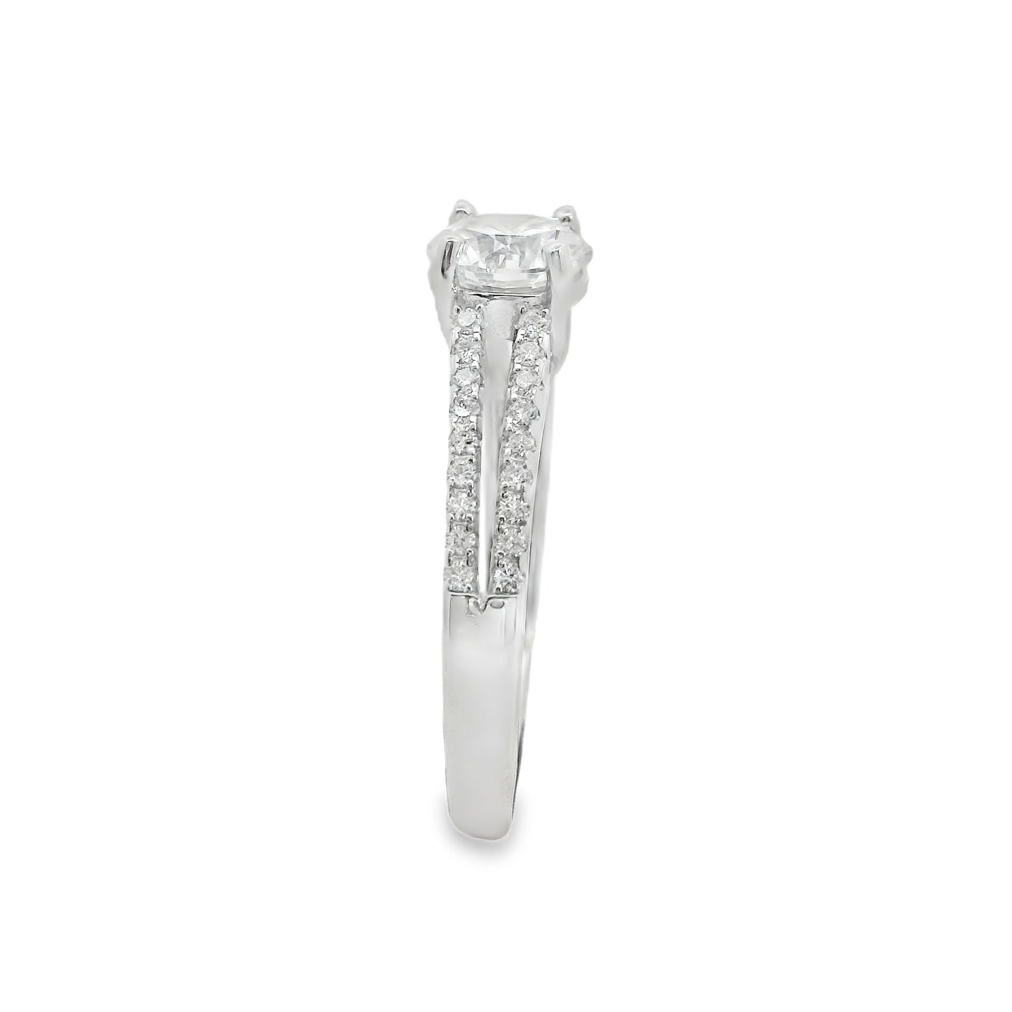 Suspiria Wedding Band 925 CZ Double Band Round Cut Ring | Suspiria | Luby 