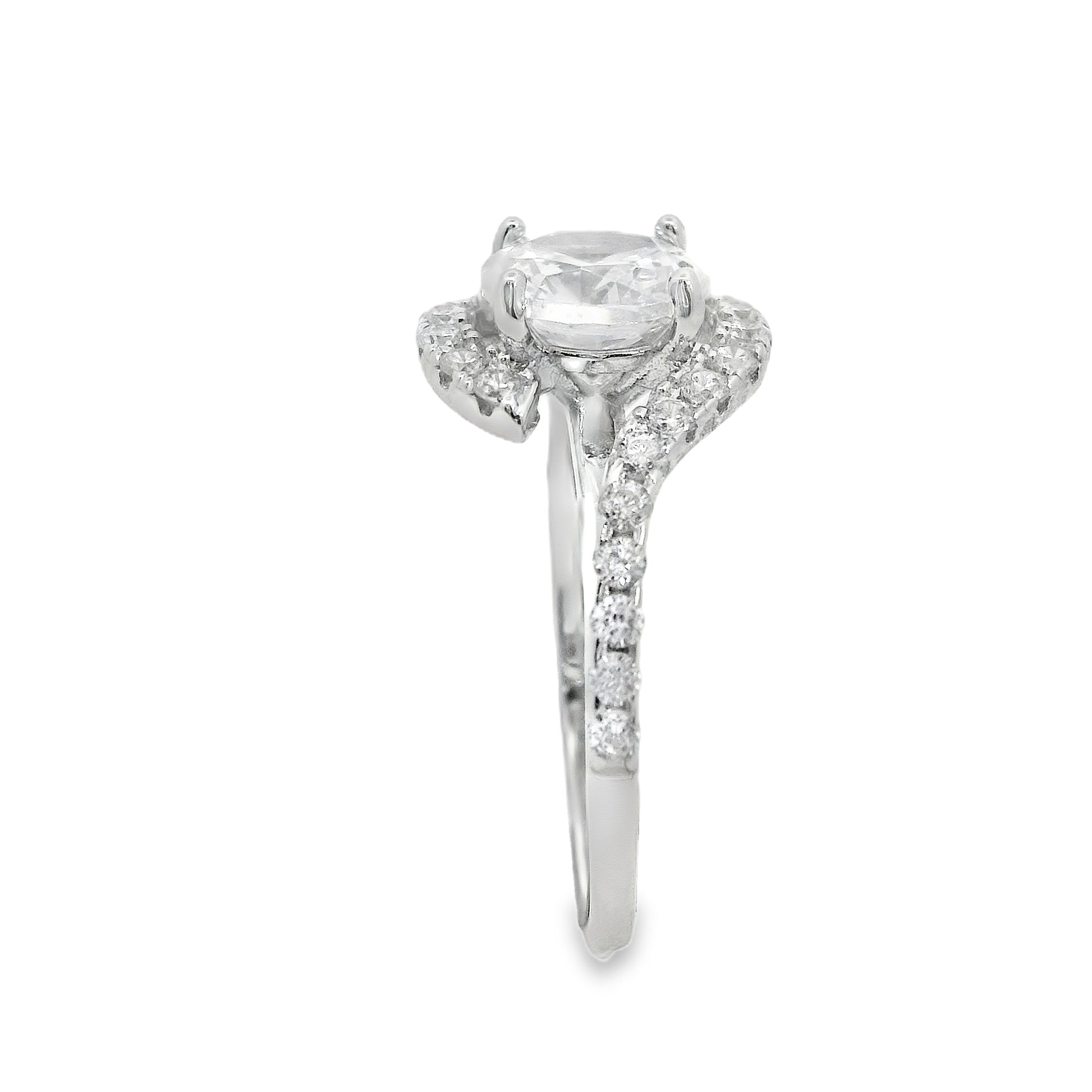 Suspiria Wedding Band 925 CZ Round Center Piece | Suspiria | Luby 