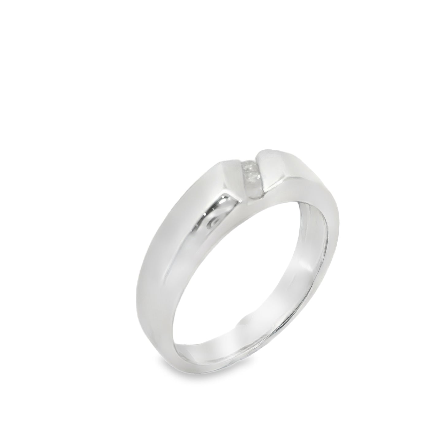 Suspiria Men Wedding Band 925 with 3 CZ in the Center | Suspiria | Luby 