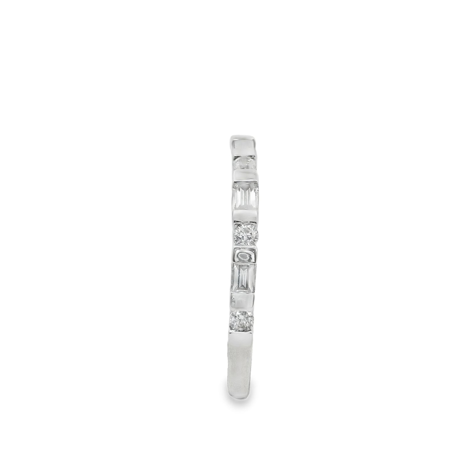 Suspiria Wedding Band 925  Baguette and Round Cut | Suspiria | Luby 
