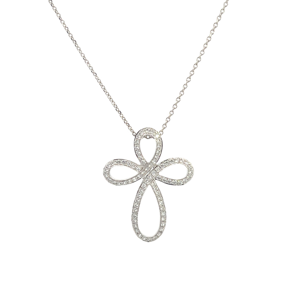Suspiria 925 Infinity Cross Necklace