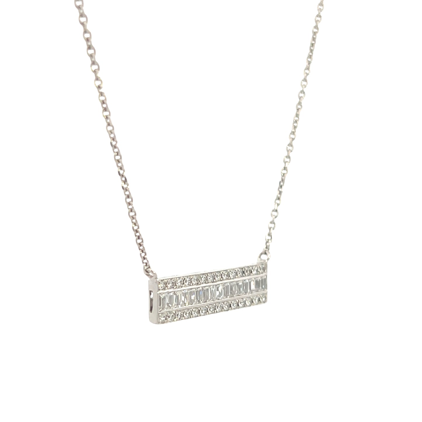 Suspiria 925 Rectangle Stones Necklace | Suspiria | Luby 