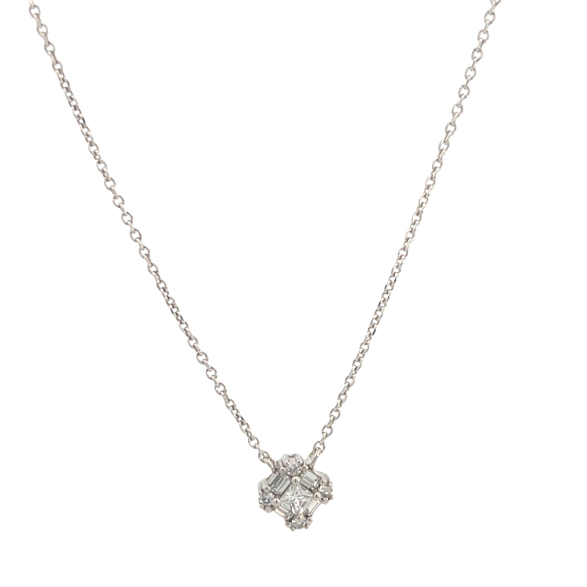 Suspiria 925 Square Mix Stones Necklaces | Suspiria | Luby 