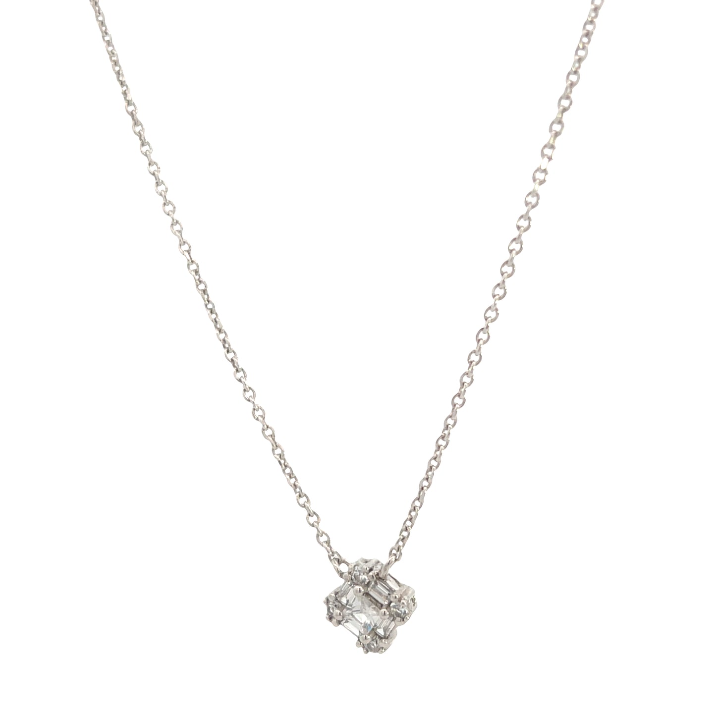 Suspiria 925 Square Mix Stones Necklaces | Suspiria | Luby 