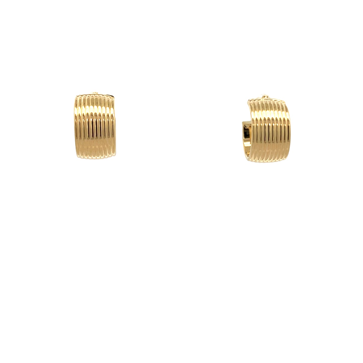 14K Gold Ten Lines Earrings | Luby Gold Collection | Luby 