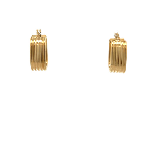 14K Gold Five Link Earrings | Luby Gold Collection | Luby 