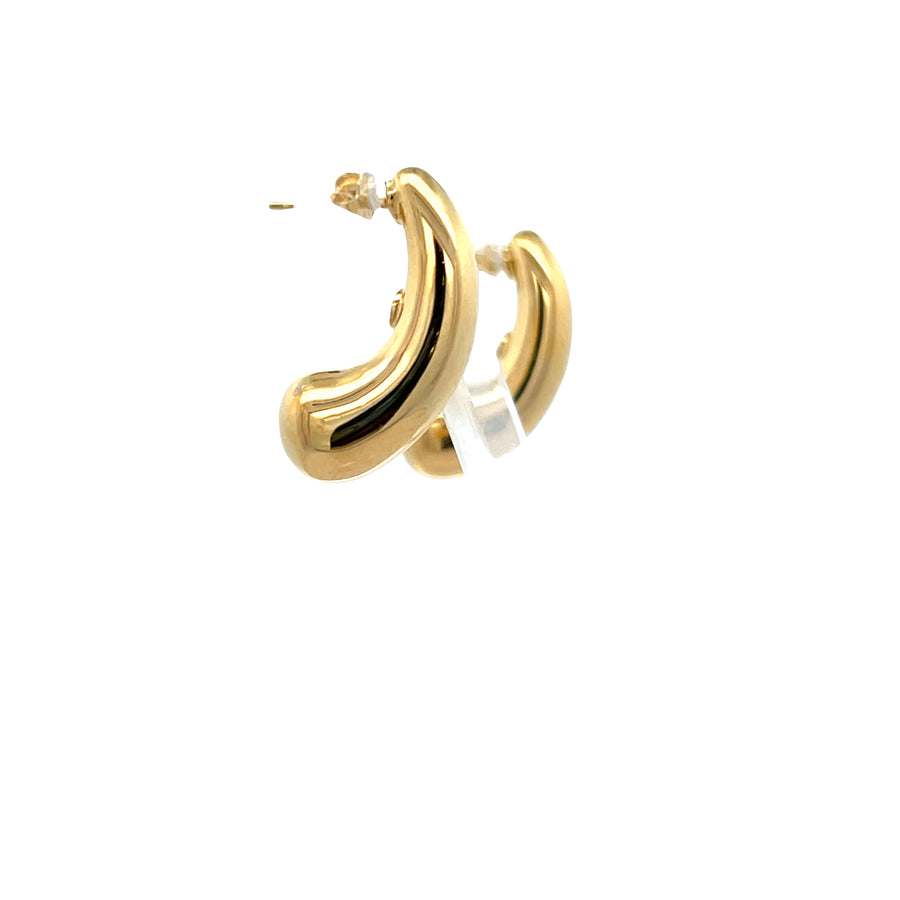 14K Gold Small Teadrop Earring